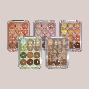 [본사정품] cologam 컬러그램 눈토리얼 아이 팔레트 6 COLOR EyePallete, 07 누드더하기긱은사랑, 1개