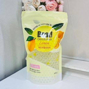 해피룸 비드 리필 방향제 650g레몬, 레몬, 650g, 1개