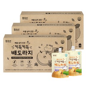 함소아 키득키득 배도라지 주스 100ml, 홍삼+배+도라지 혼합맛, 30개