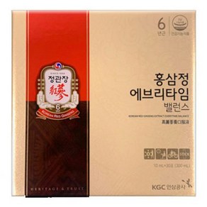 정관장 홍삼정 에브리타임 밸런스 30포 x 3박스/홍삼스틱, 300ml, 3개