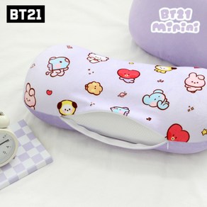 BT21 베개 미니니 메모리폼 땅콩, 미니니 땅콩메모리폼베개, 1개