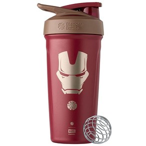 BlenderBottle Marvel Strada 쉐이커 컵 단열 스테인리스 스틸 물병