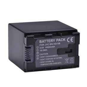 1 pc 4450 mAh BNVG138 BN VG138 BNVG138 JVC GZ E10 E100 E245 E265 E565 E575 GX1 G3X G5 GX8 EX210 EX25, 1개