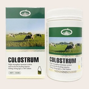 네이쳐스탑 호주산 초유 단백질 colostum 초유프로틴 820mg 500정, 1개