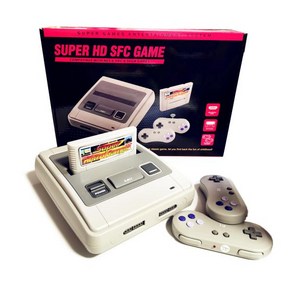 슈퍼패미콤 겜보이 고전게임 RETROAD 슈퍼 레트로 하드웨어 게임 콘솔 SFC SNES 카트리지 컨트롤러 2 개 350 카드 오리지널 사이즈 SFC52HD