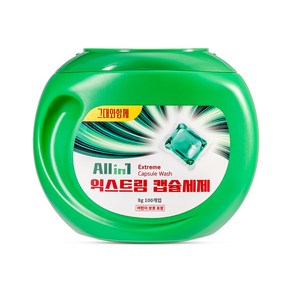 익스트림 캡슐세제 Exteme Capsule Wash 100개입, 1개