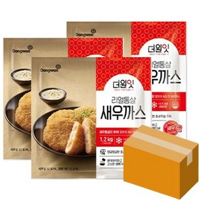 동원 리얼통살새우까스1.2kg 새우가스 2봉 3봉 4봉, 4개, 1.2kg