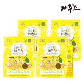 제주스 제주 레몬차 자일로스 레몬청 스틱, 375g, 25g, 15개입, 4세트