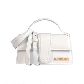 jacquemus SS21 여성 가죽 커버 숄더 크로스 핸드백 화이트 213BA06-3000-100