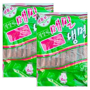 팔도맛쟁이 농민식품 평양식 메밀냉면, 2kg, 2개