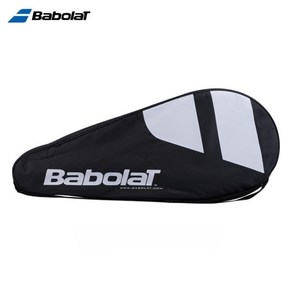 Babolat 바볼랏 테니스 배드민턴 라켓 보호 커버 라켓가방, 블랙화이트라벨, 1개