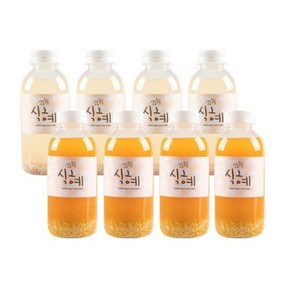 믿고 마시는 수제 얼음동동 식혜 호박식혜 택1, 05얼음동동식혜4개+호박식혜 500ml 4개, 1세트, 500ml