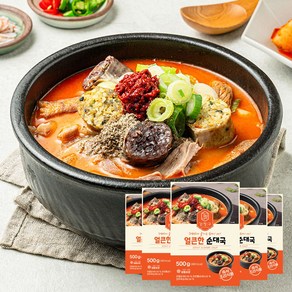 창구식품 얼큰한순대국x5봉, 500g, 5개