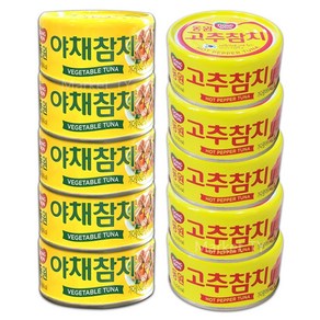 동원참치 콤보팩 150g x 10개 (야채참치5 +고추참치5), 1개