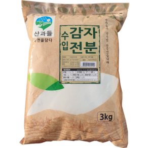 산과들 감자전분(70%) 3kg 업소용 식당용, 1개