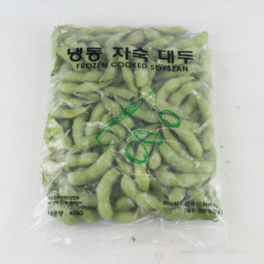 냉동완두 껍질콩 삶은콩 자숙 대두 450g, 1개