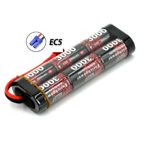 (당일 배송)c카 대용량 수소배터리EP 3000mAh 7.2v NiMH Stick, EC5, 1개, 1개입