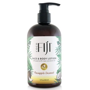 Organic Fiji 너리싱 로션 with 오가닉 코코넛 오일 파인애플 코코넛