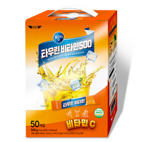 힐링티 타우린 비타민500 50T, 1개, 10g