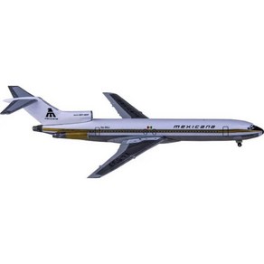 용 금속 항공 비행기 미니어처 모형 Hepa 1:500 스케일 Mexicana Boeing 727-200 XA-DUJ Aibus Avion 다이 캐스트, A, 1개