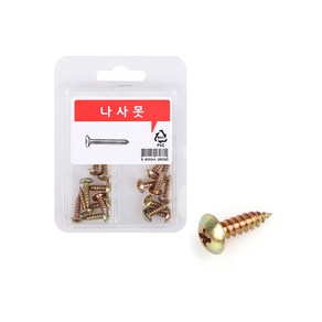 4x16 19 25 32 38mm 철판 나사못 목공용 나사 스크류 DIY 둥근머리 피스, 1개