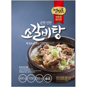 초원 정성온 소갈비탕 냉동 간편조리, 600g, 15개