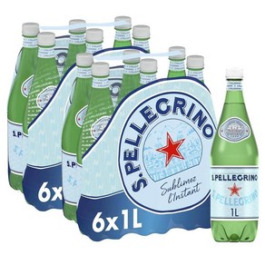 S.PELLEGRINO 산펠레그리노 스파클링 미네랄 워터 탄산수, 1L, 12개