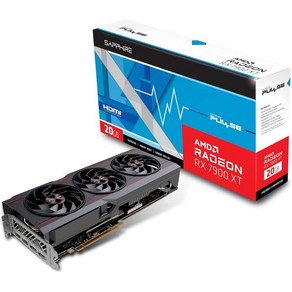 그래픽카드 컴퓨터 게이밍 사파이어 113230220G 펄스 AMD 라데온 RX 7900 XT 그래픽 카드 20GB GDDR6 RDNA 3