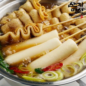 [산지명인] 국내산 부산물떡 꼬치어묵 연육함량 70% 술안주 간식, 부산물떡과 꼬치어묵 480g, 480g, 1박스