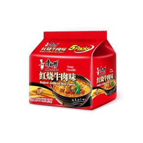 [공식수입인증정품] 캉스푸 홍소우육향 라면 106g 5개