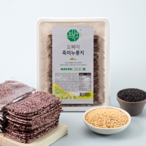 오복이 수제 현미 누룽지 500g 국내산 포켓 간식, 흑미, 1개