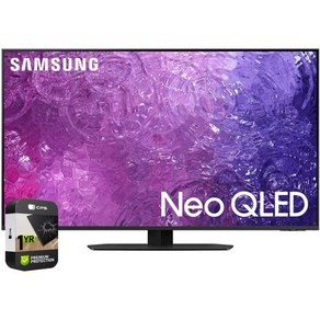 삼성 QN65QN90CAFXZA 65인치 네오 QLED 4K 스마트 TV 2023 번들과 1년 CPS 강화 보호 팩 제공, 55 Inch