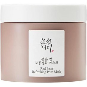 일본직발송 6. [BEAUTY OF JOSEON] 모공 각질 피지 케어 레드 팥 모공 정화 점토 마스크 140ML B0BJPKX14D