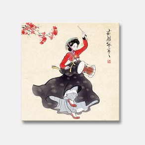 1358K 미인도_예술_노프레임 노프레임액자, A타입, 1개