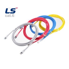 LS전선 CAT6 UTP 랜케이블 수제작 1G 랜선 인터넷 이더넷 LAN, 회색, 1개, 25m