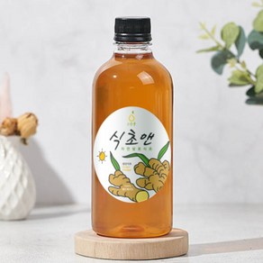 스윗쿡 식초앤 천연 자연 발효 생강식초 100% 무첨가, 1개, 500ml