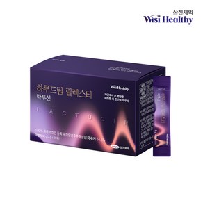 [삼진제약] 위시헬씨 하루드림 릴렉스티 락투신 30포(30일분), 60g, 1개