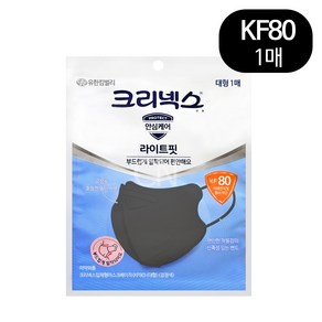 KF80 크리넥스 마스크 대형 중형 소형 화이트 블랙 새부리형 유한킴벌리마스크