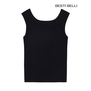 [베스띠벨리] 스퀘어 립 슬리브리스 풀오버 블랙 BGUCE2908 663174, Black/85 732210