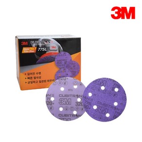 3M 큐비트론 II 775L 원형 샌더기 페파 5인치 6홀