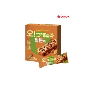 오리온 오 그래놀라 철분바 고소한맛 35g, 12개