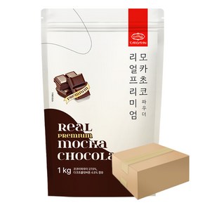 까로망 리얼 프리미엄 모카초코 파우더 1kg 10개(BOX), 10개, 1개입