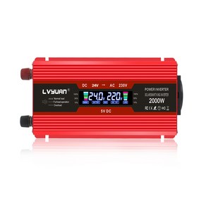 순수정현파 차량용 인버터 12V & 24V 지속출력 800W 최대출력 1500W 한국형 콘센트, 1개