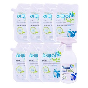 아쿠아낙스 본품 500ml 1개+리필 500ml*7개 다목적 클리너