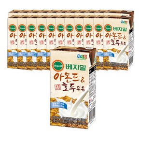 정식품 아몬드와 호두 베지밀 190ml 24개, 0.19l