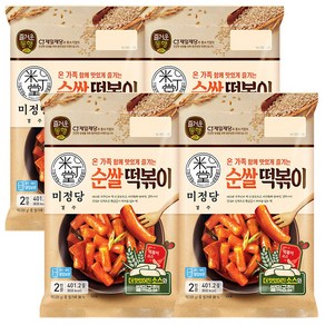 즐거운동행미정당 순쌀떡볶이401.2g x 4개, 401.2g