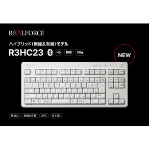 REALFORCE R3 키보드 R3HC23 저소음 텐키리스 30g