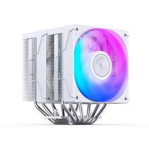 존스보 JONSBO CR-3000E RGB 듀얼타워 공랭 CPU 쿨러 (화이트), 1개