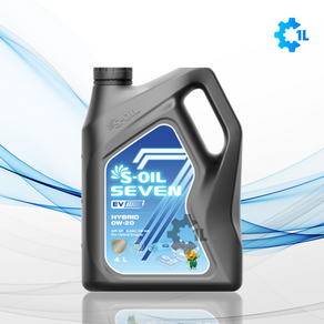 S-OIL 세븐EV 하이브리드 0w20 4L 고순도/고연비 엔진오일