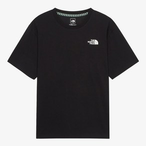 [매장판] 노스페이스 남녀공용 아이스 플렉스 냉감 반팔 티셔츠 블랙 NT7UR29B